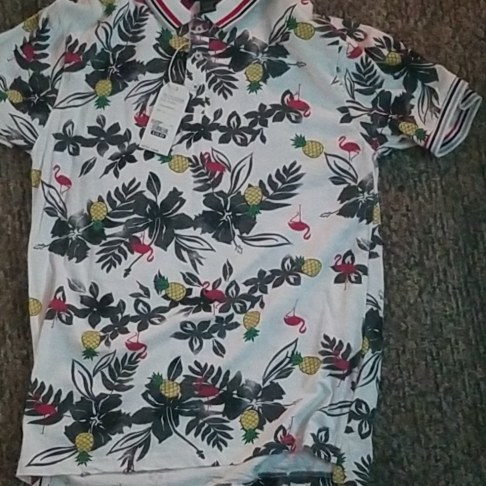 Blue gear shirt